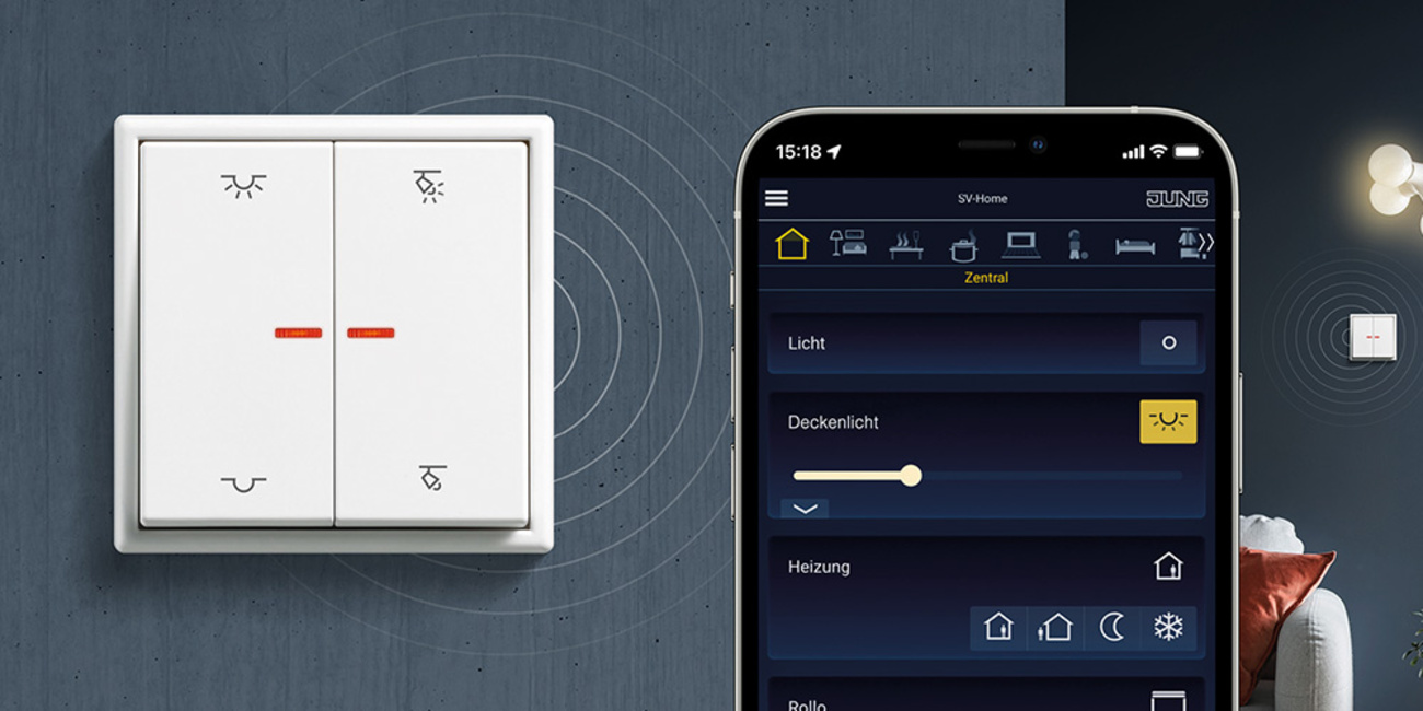 KNX RF Taster bei Möser-Elektrotechnik GmbH in Mücke